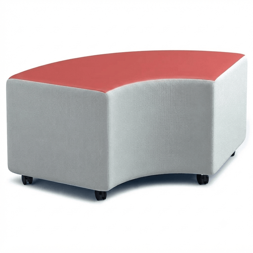 Russwood Library Furniture - Rollit Arc soft seat - 18"H (RUS-RL-AR18-G1) - SchoolOutlet