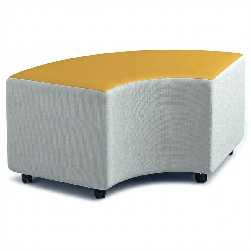 Russwood Library Furniture - Rollit Arc soft seat - 18"H (RUS-RL-AR18-G1) - SchoolOutlet