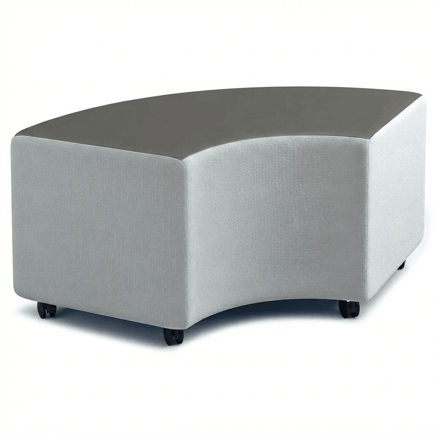 Russwood Library Furniture - Rollit Arc soft seat - 18"H (RUS-RL-AR18-G1) - SchoolOutlet