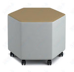 Russwood Library Furniture Zipit - Rollit Series - Rollit Hexagon soft seat - 14