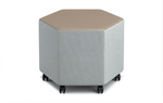 Russwood Library Furniture - Rollit Hexagon soft seat - 16
