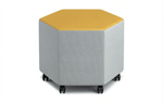 Russwood Library Furniture - Rollit Hexagon soft seat - 16
