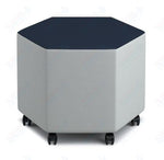 Russwood Library Furniture Zipit - Rollit Series - Rollit Hexagon soft seat - 16