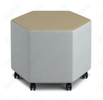 Russwood Library Furniture Zipit - Rollit Series - Rollit Hexagon soft seat - 16