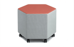 Russwood Library Furniture - Rollit Hexagon soft seat - 18