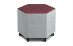 Russwood Library Furniture - Rollit Hexagon soft seat - 18