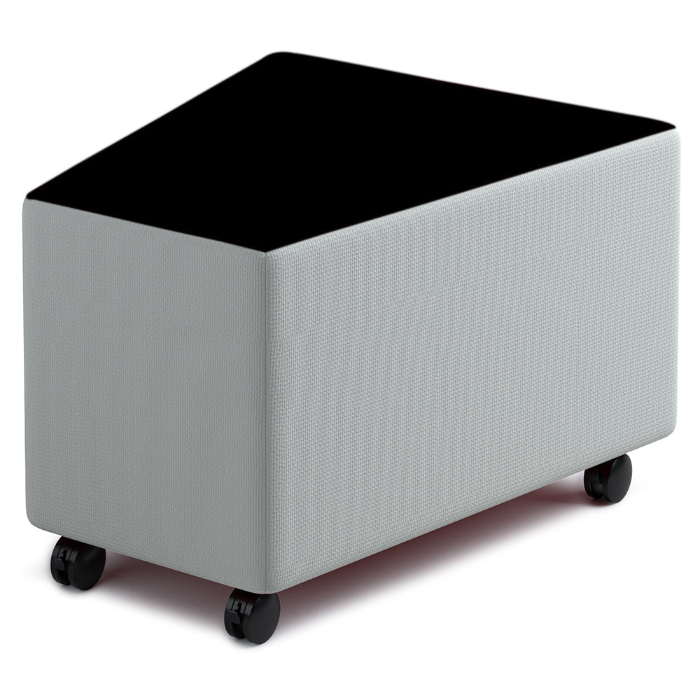 Russwood Library Furniture Zipit - Rollit Series - Rollit Wedge soft seat - 18"H (RUS - RL - WG18 - G1) - SchoolOutlet