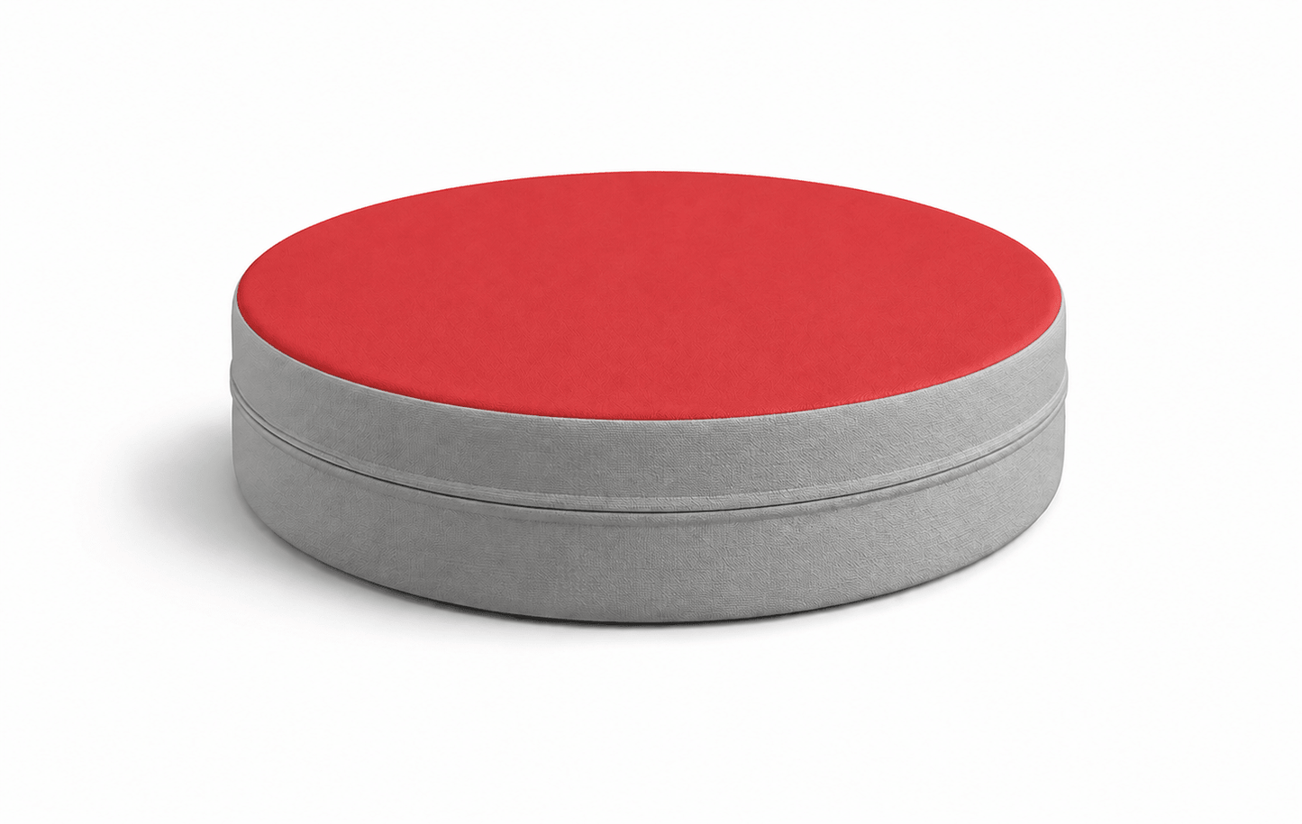 Russwood Library Furniture - Zipit Dot - 18"Diameter soft seat - 4"H (RUS-ZP-DT418-G1) - SchoolOutlet