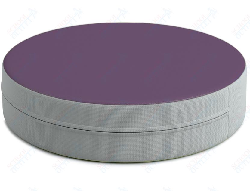 Russwood Library Furniture Zipit - Rollit Series - Zipit Dot - 24"Diameter soft seat - 4"H (RUS - ZP - DT424 - G1) - SchoolOutlet
