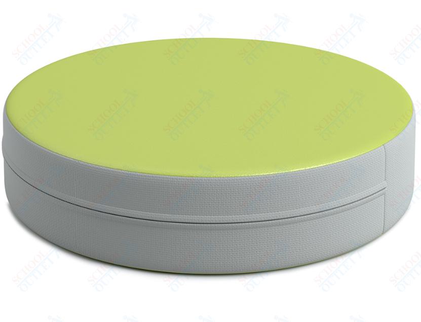Russwood Library Furniture Zipit - Rollit Series - Zipit Dot - 24"Diameter soft seat - 4"H (RUS - ZP - DT424 - G1) - SchoolOutlet