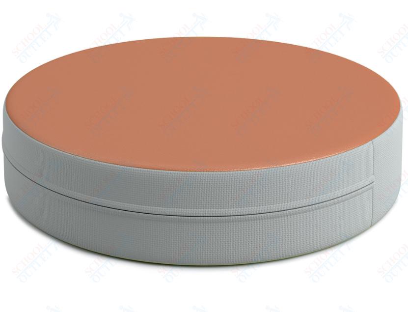 Russwood Library Furniture Zipit - Rollit Series - Zipit Dot - 24"Diameter soft seat - 4"H (RUS - ZP - DT424 - G1) - SchoolOutlet