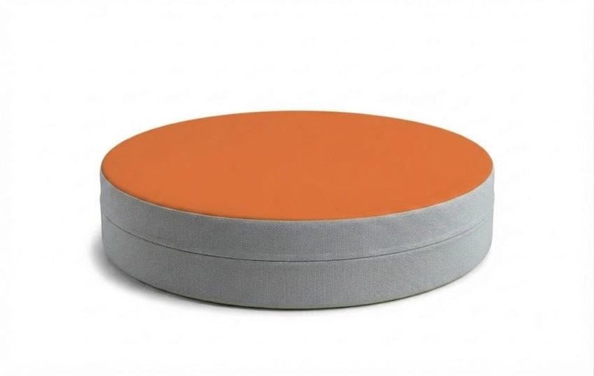 Russwood Library Furniture - Zipit Dot - 24"Diameter soft seat - 4"H (RUS-ZP-DT424-G1) - SchoolOutlet