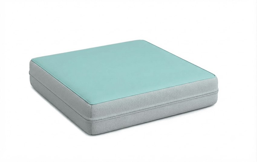 Russwood Library Furniture - Zipit Pad - 18" Square soft seat - 4"H (RUS-ZP-PD418-G1) - SchoolOutlet