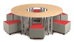 Russwood Library Furniture Zipit - Rollit Series - Zipit Trapezoid soft seat - 14