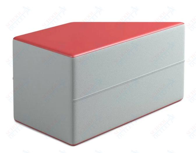 Russwood Library Furniture Zipit - Rollit Series - Zipit Trapezoid soft seat - 14"H (RUS - ZP - TP14 - G1) - SchoolOutlet