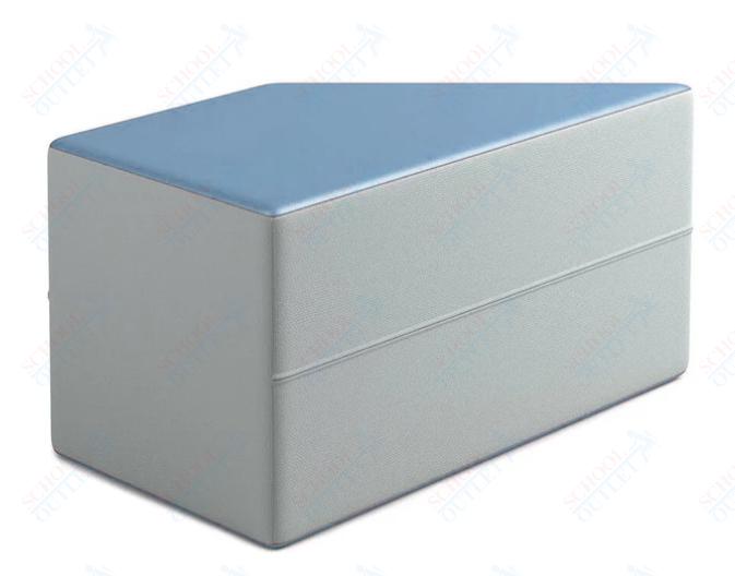 Russwood Library Furniture Zipit - Rollit Series - Zipit Trapezoid soft seat - 18"H (RUS - ZP - TP18 - G1) - SchoolOutlet