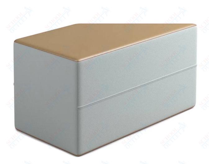 Russwood Library Furniture Zipit - Rollit Series - Zipit Trapezoid soft seat - 18"H (RUS - ZP - TP18 - G1) - SchoolOutlet