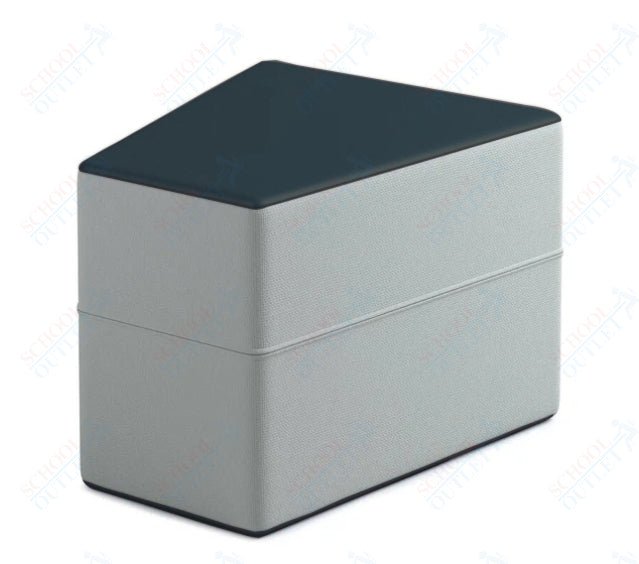 Russwood Library Furniture Zipit - Rollit Series - Zipit Wedge soft seat - 18"H (ZP - WG18 - G1) - SchoolOutlet