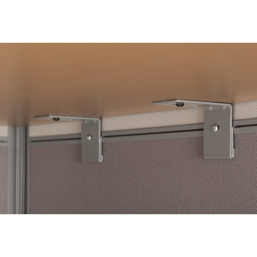 Bush Furniture 60"W 2 - Person L - Shaped Desk Open Office with 3 - Drawer Storage and 45"H Panels (EOD560SMR03X) - SchoolOutlet
