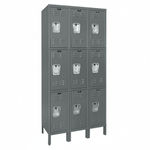 Hallowell Premium Locker: Premium Wardrobe Triple - Tier, 3 - Wide - 36