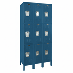 Hallowell Premium Locker: Premium Wardrobe Triple - Tier, 3 - Wide - 36