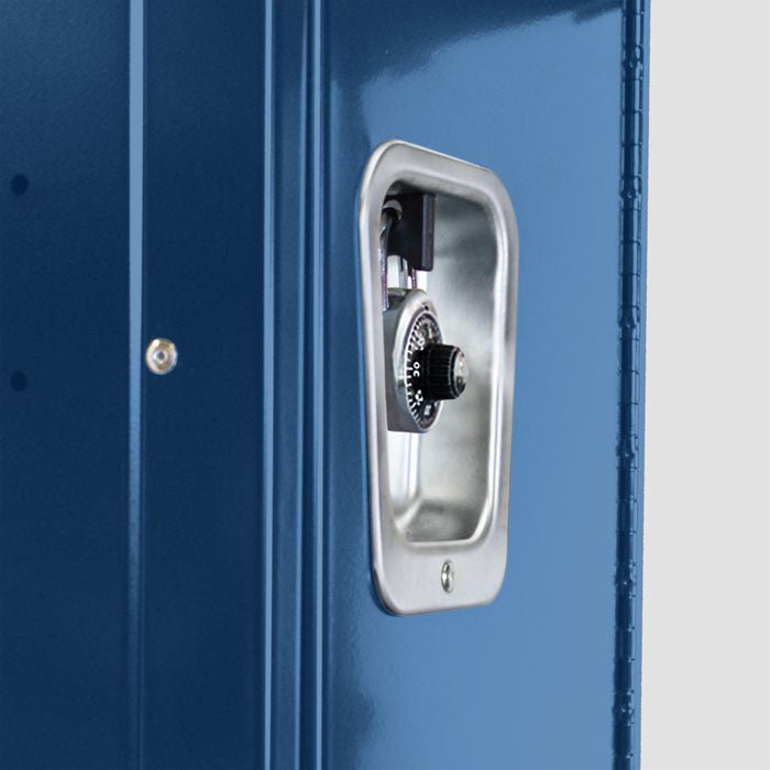 Hallowell Premium Locker: Premium Wardrobe Triple - Tier, 3 - Wide - 36"W x 15"D x 78"H (HAL - U3258 - 3) - SchoolOutlet