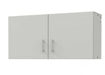 Marco Mobile Base Casegoods Wall Cabinet with Divider, 2 Doors, 2 Adjustable Shelves - 24