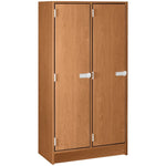 Double Wide Storage Double Shelf with Door Locker (79003 B30) - SchoolOutlet