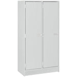 Double Wide Storage Double Shelf with Door Locker (79003 B30) - SchoolOutlet