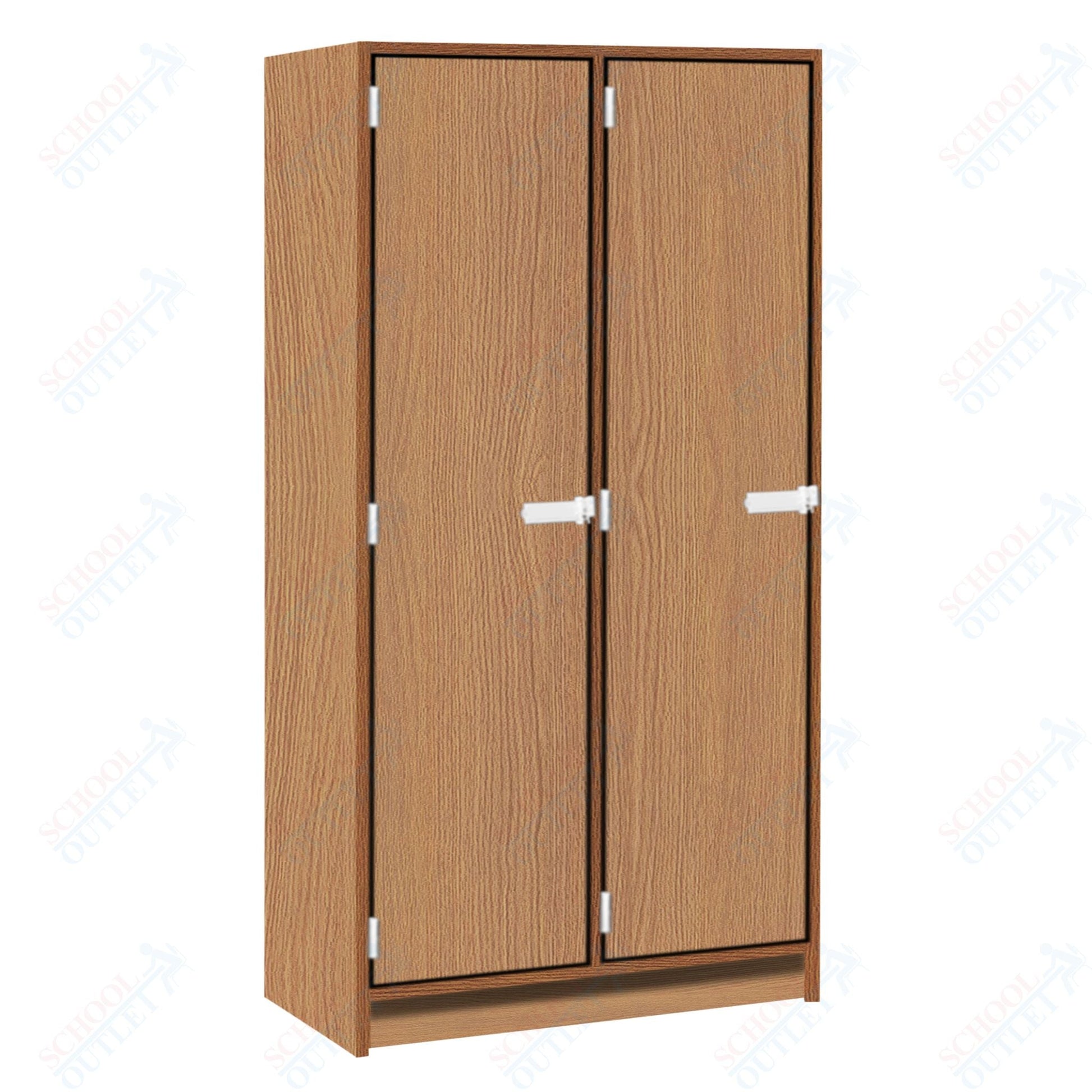 Double Wide Storage Double Shelf with Door Locker (79003 B30) - SchoolOutlet