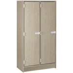 Double Wide Storage Double Shelf with Door Locker (79003 B30) - SchoolOutlet