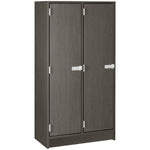 Double Wide Storage Double Shelf with Door Locker (79003 B30) - SchoolOutlet