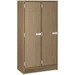 Double Wide Storage Double Shelf with Door Locker (79003 B30) - SchoolOutlet