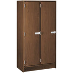 Double Wide Storage Double Shelf with Door Locker (79003 B30) - SchoolOutlet