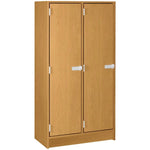 Double Wide Storage Double Shelf with Door Locker (79003 B30) - SchoolOutlet