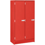 Double Wide Storage Double Shelf with Door Locker (79003 B30) - SchoolOutlet