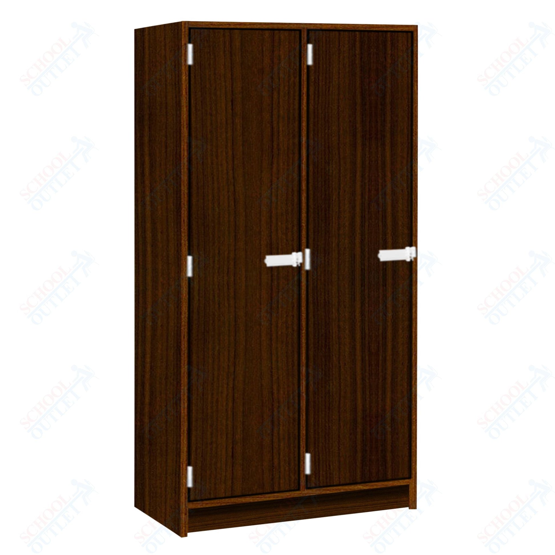 Double Wide Storage Double Shelf with Door Locker (79003 B30) - SchoolOutlet