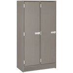 Double Wide Storage Double Shelf with Door Locker (79003 B30) - SchoolOutlet
