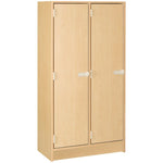 Double Wide Storage Double Shelf with Door Locker (79003 B30) - SchoolOutlet