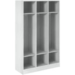 Triple Wide Storage Two Shelves No Door Locker (79010 Z45) - SchoolOutlet