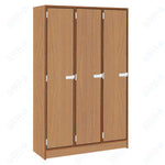 Triple Wide Storage Two Shelves Triple Door Locker (79011 B45) - SchoolOutlet