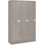 Triple Wide Storage Two Shelves Triple Door Locker (79011 B45) - SchoolOutlet