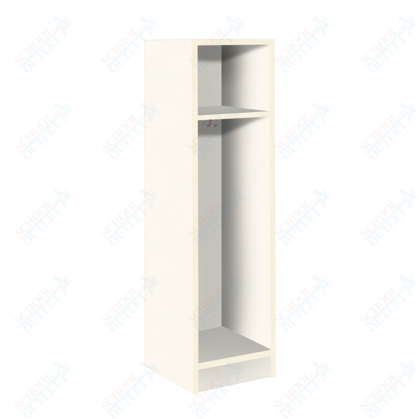 Single Wide Storage Two Shelves No Door Locker (79012 Z16) - SchoolOutlet