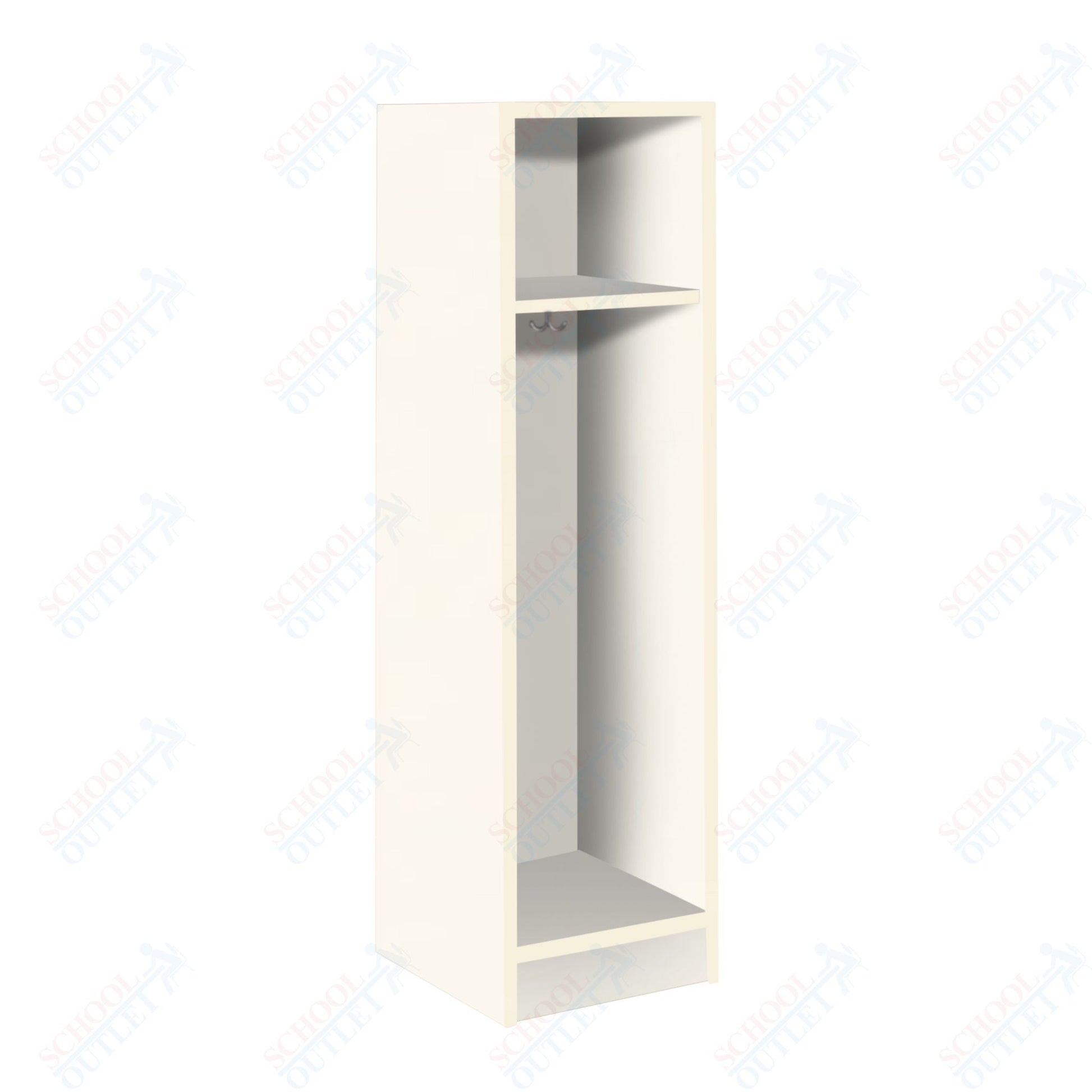 Single Wide Storage Two Shelves No Door Locker (79012 Z16) - SchoolOutlet