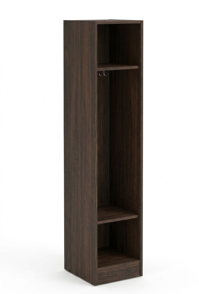Single Wide Storage Two Shelves No Door Locker 16"W x 18"D x 72"H (STE-79012-Z16) - SchoolOutlet