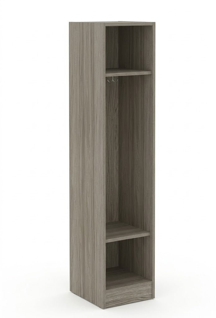 Single Wide Storage Two Shelves No Door Locker 16"W x 18"D x 72"H (STE-79012-Z16) - SchoolOutlet