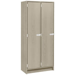 Double Wide Storage Two Shelves Double Door Locker (79015 B30) - SchoolOutlet