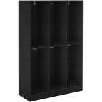 Triple Wide Storage Two Tier Middle Shelf No Door Locker (79022 Z45) - SchoolOutlet