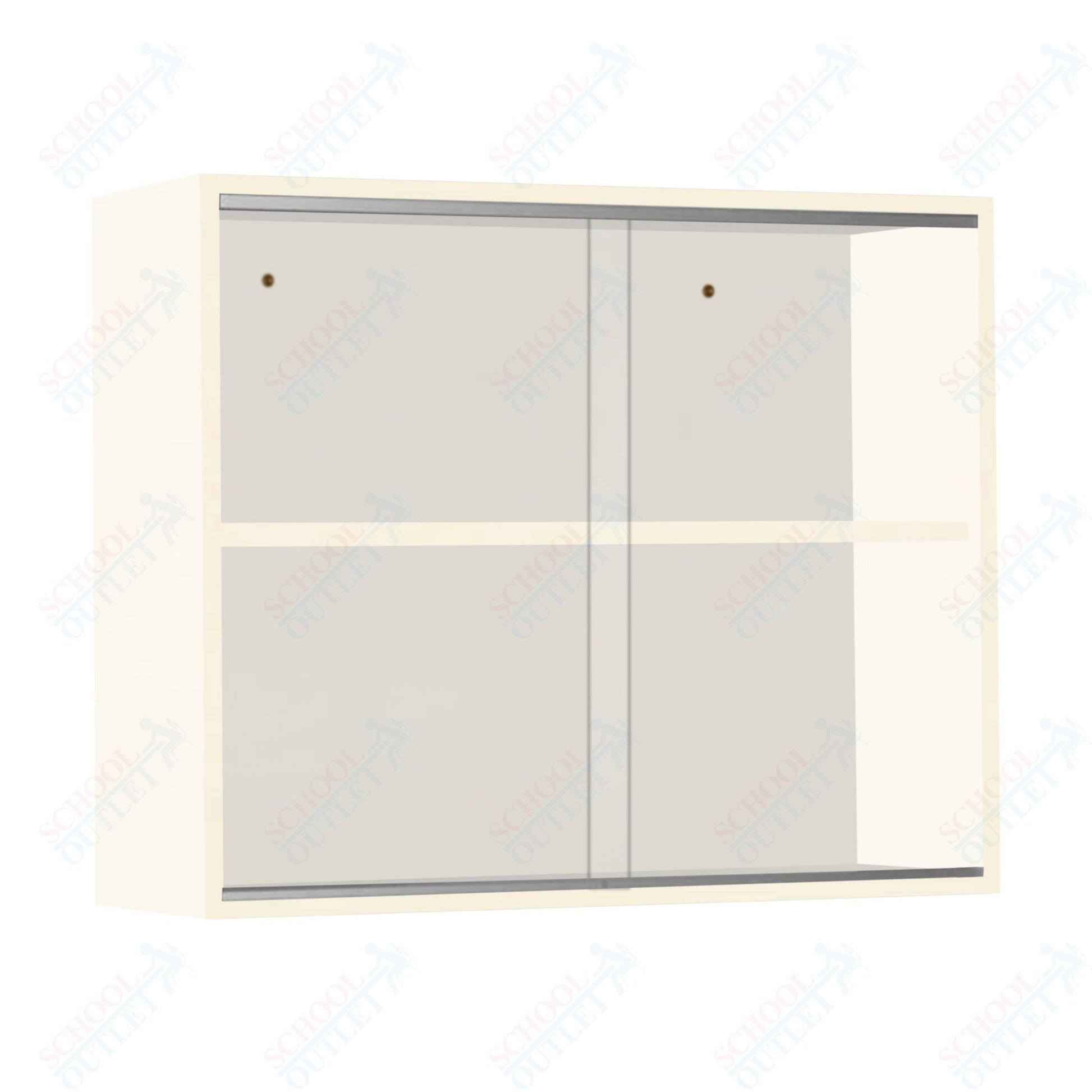 Wall Cabinet Display Sliding Glass Doors (82156 Z30) - SchoolOutlet