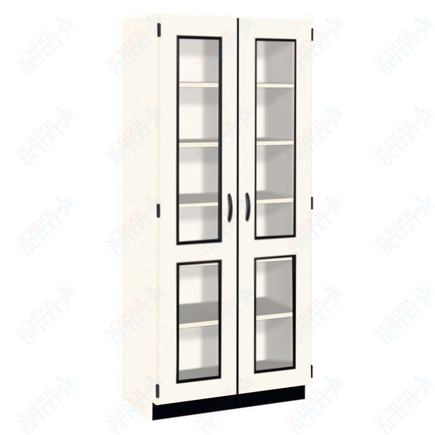 Tall Units Display with Lock and Base Molding (83134 K84) - SchoolOutlet